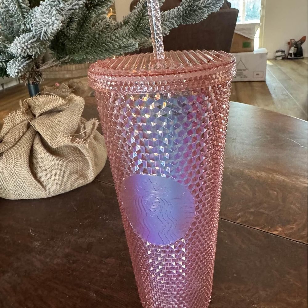 STARBUCKS Flamingo Bling studded Tumbler from Thailand